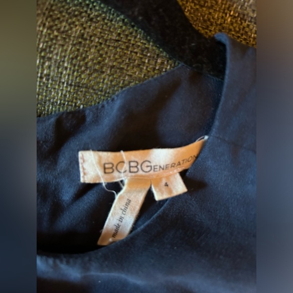 Drop Waist Navy Dress - Picture 2 of 3